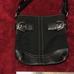 COACH signature logo handbag